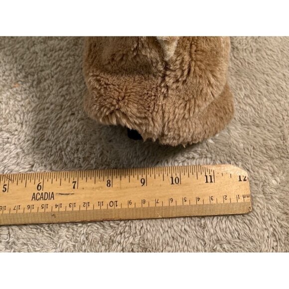 Horse Hand Puppet By R. Dakin & Co Plush Brown W/ Blue Halter 11" Long 1985 - Picture 4 of 9